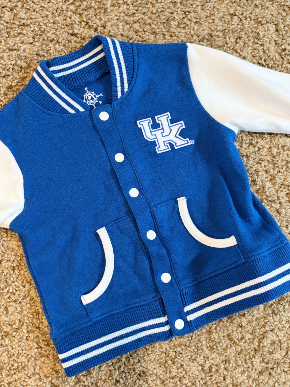 University of Kentucky varsity jacket size 12m baby